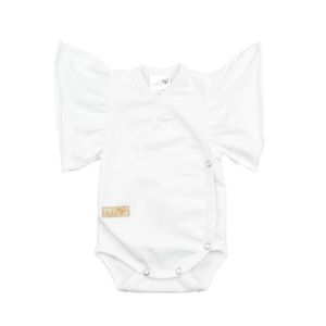 BABY 01375 Body niemowlęce kr rękaw Butterfly Ecru 68/74
