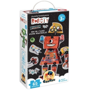 CzuCzu 6843762 Puzzle 65 el. Roboty 3+